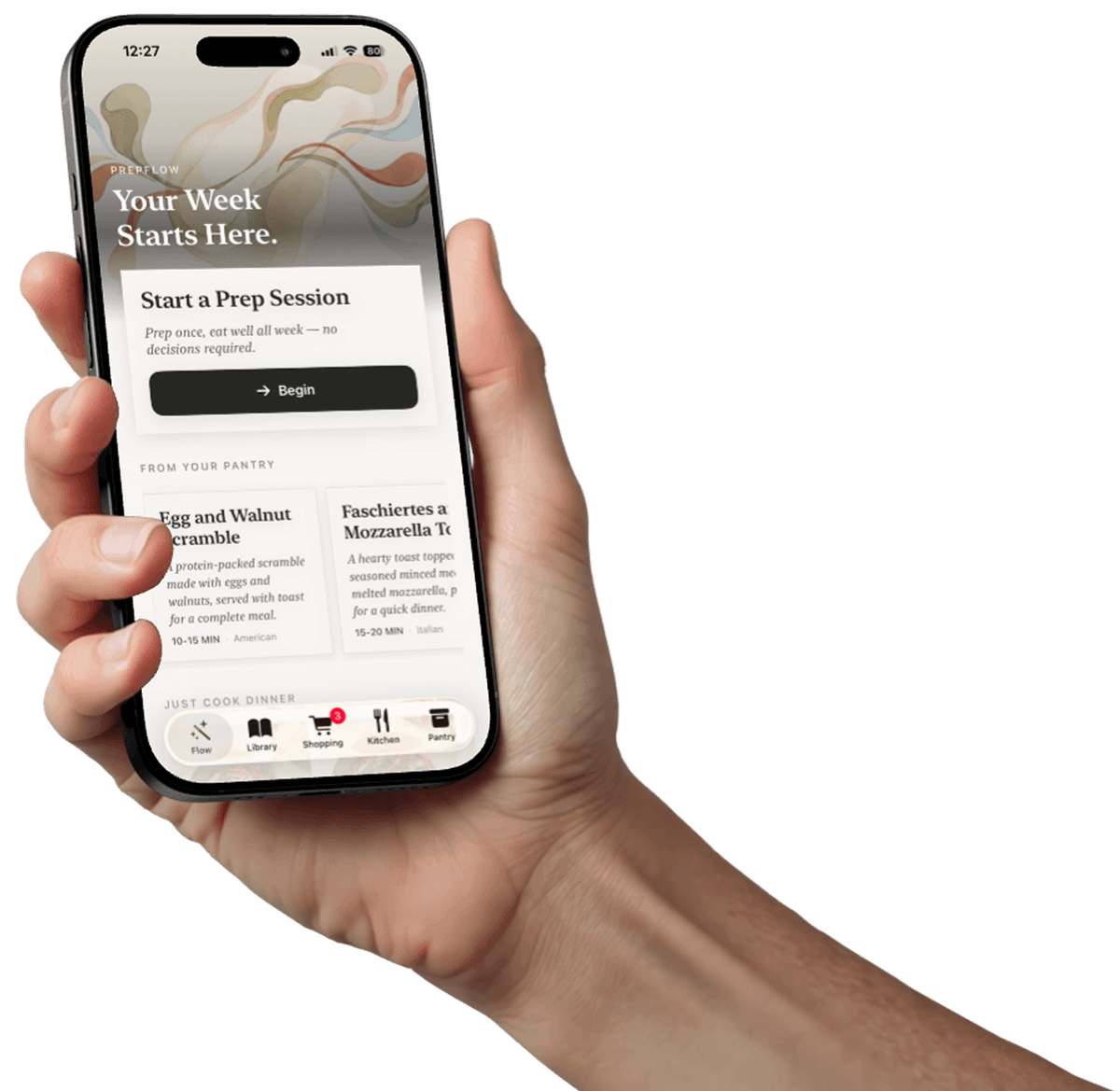 PrepFlow App - Your Week Starts Here